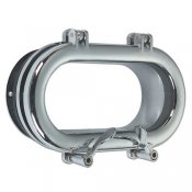 Chrome plated oval portholes