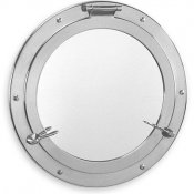 Chrome plated mirrored portholes
