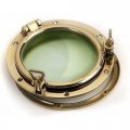 Build-in porthole made from brass (small) Edition with 15 cm diameter