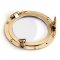 Mirrored porthole made from brass